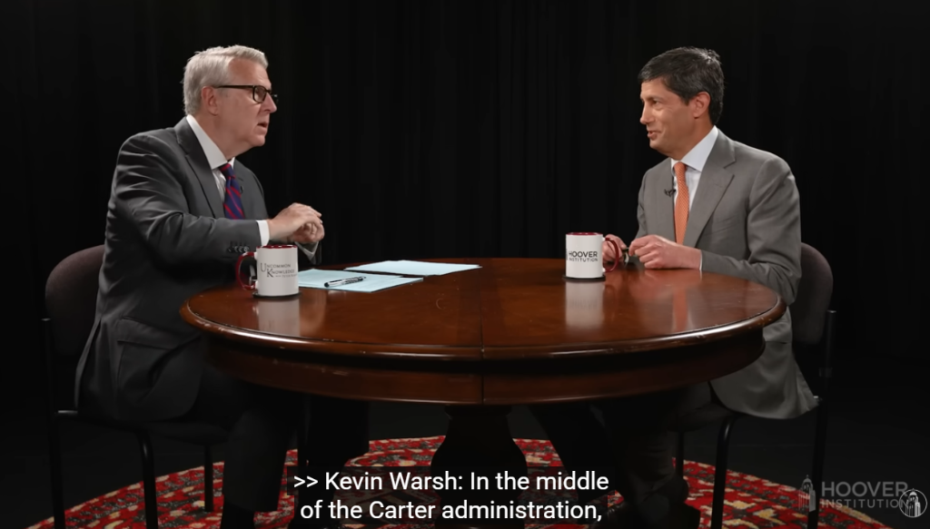 最能体现沃什政策主张的一场对话：通胀是美联储的一种选择